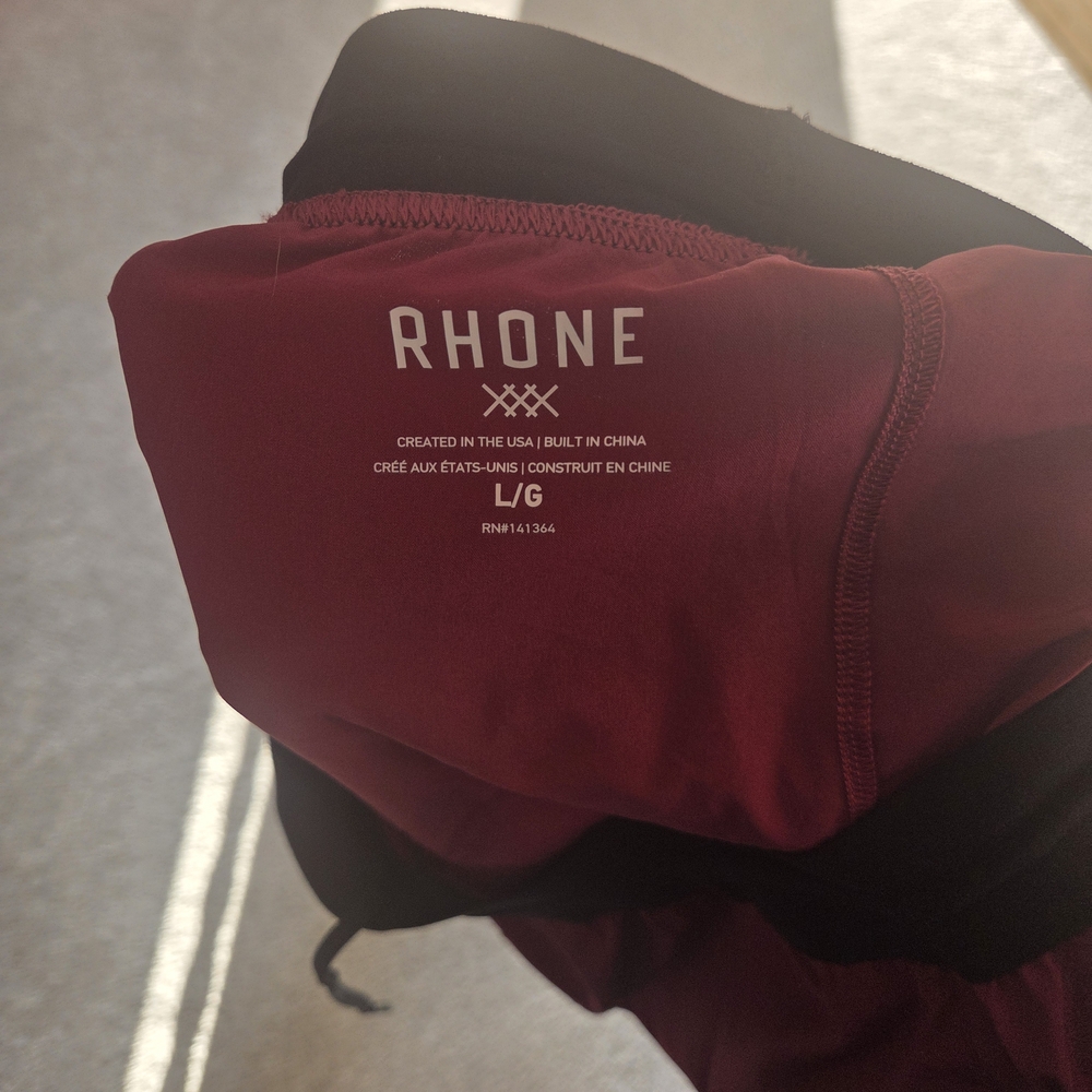 Rhone Men's Red Athletic Shorts - Picture 4 of 5